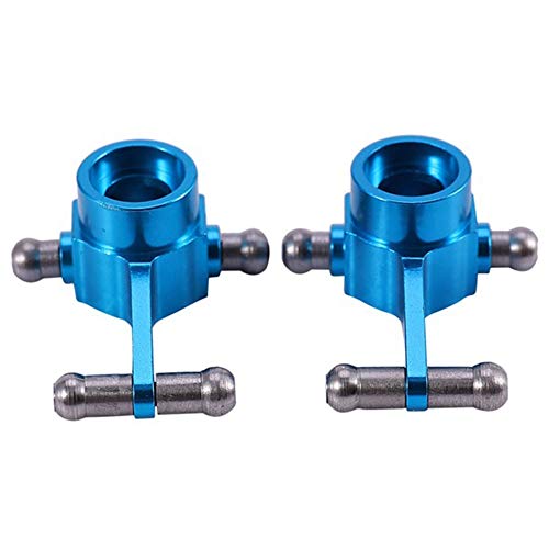 Briaatt 2St. Verbesserte Metallteile Hecklenkbecher für P929 P939 K969 K979 K989 K999 1/28 RC Car, Blau von Briaatt