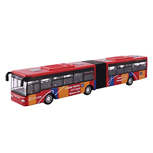 Briaatt Kinder Diecast Model Vehicle Bus Auto Spielzeug Kleines Baby ZurüCkziehen Spielzeug Rot von Briaatt