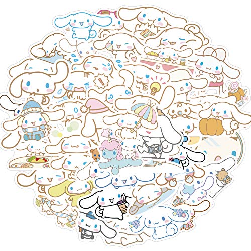 50 Stück Cinnamoroll babyCinnamoroll Aufkleber Auto Laptop Telefon Gitarre Skateboard Motorrad Fahrrad Anime Stickers Set Vinyl Wasserdicht Aesthetic Aufkleber für Jugendliche Kinder Erwachsene von Bric Dodo