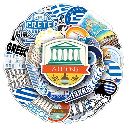Bric Dodo 50 Stück Greece Aufkleber Auto Laptop Telefon Gitarre Skateboard Motorrad Fahrrad Greece Stickers Set Vinyl Wasserdicht Aesthetic Aufkleber für Jugendliche Kinder Erwachsene Bric Dodo 50 Stück Greece Aufkleber Auto Laptop Telefon Gitarre Skateboard Motorrad Fahrrad Greece Stickers Set Vinyl Wasserdicht Aesthetic Aufkleber für Jugendliche Kinder Erwachsene von Bric Dodo