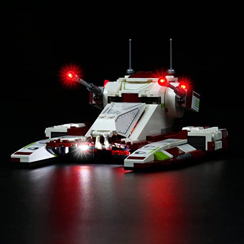 Brick Shine Leuchtset für LEGO Star Wars Republic Fighter Tank 75342 (LEGO Set ist nicht im Lieferumfang enthalten) (klassisch) von Brick Shine