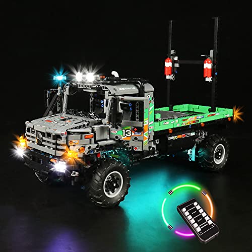 GC Licht-Set für Lego Mercedes-Benz Zetros Trial Truck 42129 (Lego Set ist nicht im Lieferumfang enthalten) (Fernbedienung) von Brick Shine