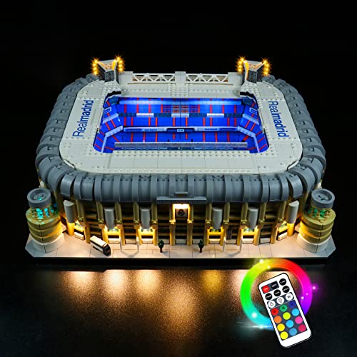 Licht-Set für Lego Real Madrid Santiago Bernabeu Stadion 10299 (Lego Set ist nicht im Lieferumfang enthalten) (RGB-Fernbedienung) von Brick Shine