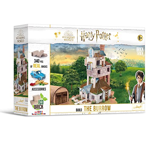 Brick TrickTrefl - Brick Trick Harry Potter: The Burrow - Bauen mit Brick, Fuchsbau - Weasley House, EKO Brick Bricks, 340 Bricks, wiederverwendbar, Kreativ-Set für Kinder ab 8 von Brick Trick