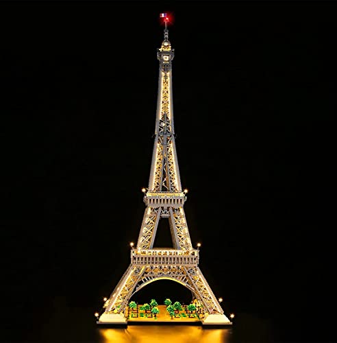 BrickBling Dekorationsbeleuchtungsset Kompatibel mit Lego The Eiffel Tower Building Set, Led Licht Set für 10307 Eiffel Tower Architecture Kreative Spielzeug (Kein Modell) von BrickBling