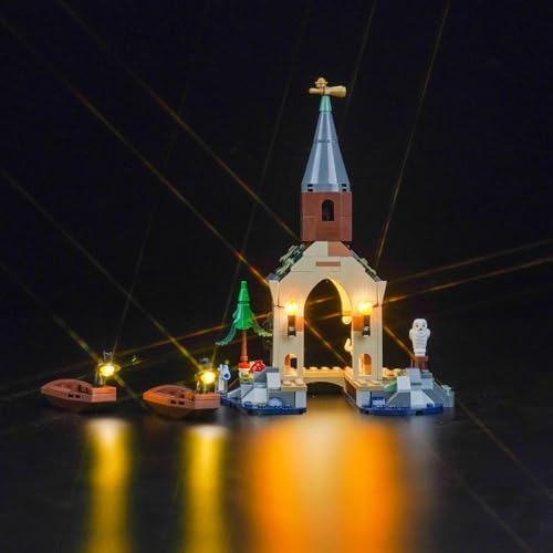 BrickBling Led Licht Set Kompatibel mit Lego 76426 Hogwarts Castle Boathouse (Kein Modell), Dekorationsbeleuchtungsset für Bootshaus von Schloss Hogwarts Kreative Spielzeug von BrickBling