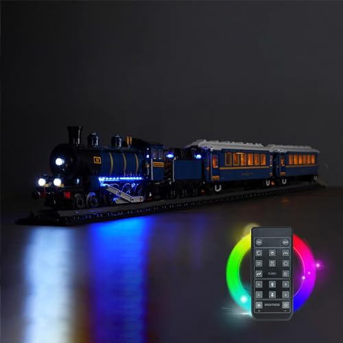 Fernbedienung Led Licht Set Kompatibel mit Lego The Orient Express Train (Kein Modell), Dekorationsbeleuchtungsset für 21344 The Orient Express Train Kreative Spielzeug von BrickBling