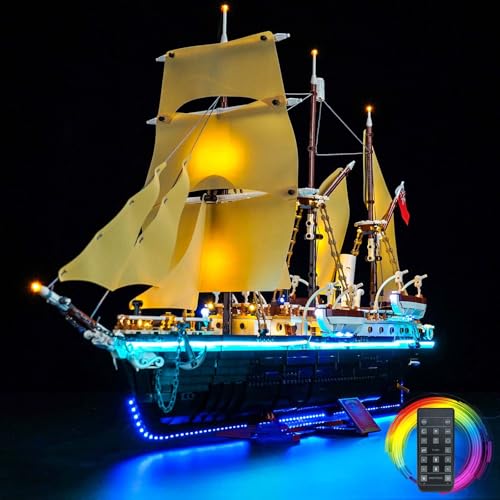 Fernbedienung Licht-Kit Kompatibel mit Lego 10335 The Endurance (Kein Modell), Led Beleuchtungs Set Compatible with The Endurance Kreative Spielzeug von BrickBling