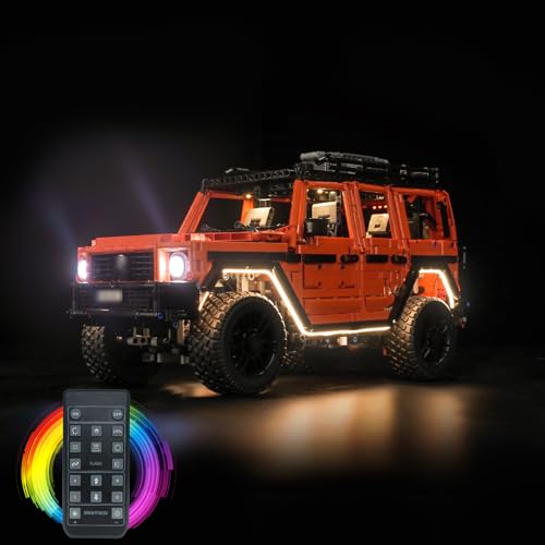 Fernbedienung Licht-Kit für Lego 42177 Mercedes-Benz G 500 Professional Line (Nicht Lego), Led Beleuchtungs Set für Lego Technic Mercedes-Benz G 500 Professional Line Kreative Spielzeug von BrickBling