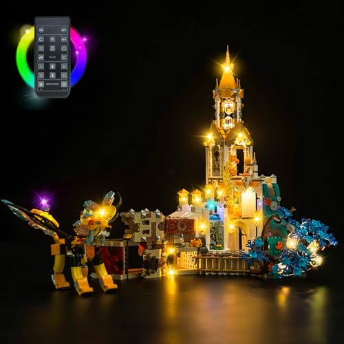 Fernbedienung Licht-Kit Kompatibel mit Lego 71486 Castle Nocturnia (Kein Modell), Led Beleuchtungs Set Compatible with Castle Nocturnia Kreative Spielzeug von BrickBling