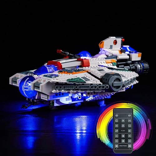 Fernbedienung Licht-Kit Kompatibel mit Lego 75357 Ghost & Phantom II (Kein Modell), Led Beleuchtungs Set für Ghost & Phantom II Kreative Spielzeug von BrickBling