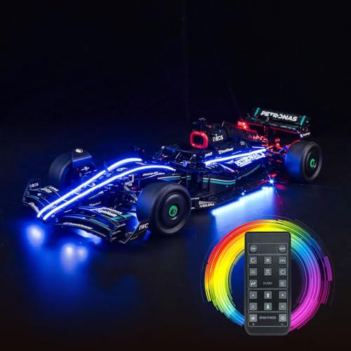 Fernbedienung Licht-Kit für Lego 42171 Mercedes-AMG F1 W14 E Performance (Nicht Lego), Led Beleuchtungs Set für Lego Technic Mercedes-AMG F1 W14 E Performance Kreative Spielzeug von BrickBling