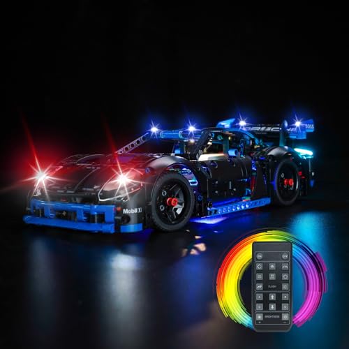 Fernbedienung Licht-Kit für Lego 42176 Porsche GT4 e-Performance Race Car (Nicht Lego), Led Beleuchtungs Set für Lego Porsche GT4 e-Performance Race Car Kreative Spielzeug von BrickBling