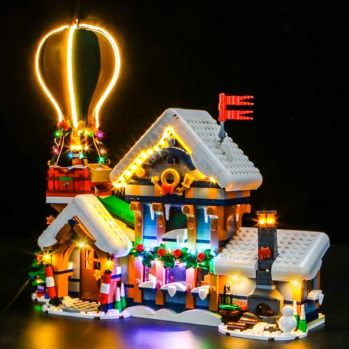 Led Licht Set Kompatibel mit Lego 10339 Santa's Post Office (Kein Modell), Dekorationsbeleuchtungsset Compatible with Santa's Post Office Kreative Spielzeug von BrickBling