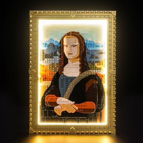 Led Licht Set Kompatibel mit Lego 31213 M'ona Lisa (Kein Modell), Dekorationsbeleuchtungsset Compatible with M'ona Lisa Kreative Spielzeug von BrickBling