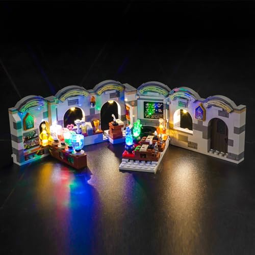 Led Licht Set Kompatibel mit Lego 76431 Hogwarts Castle: Potions Class (Kein Modell), Dekorationsbeleuchtungsset Compatible with Lego Schloss Hogwarts: Zaubertrankunterricht Kreative Spielzeug von BrickBling