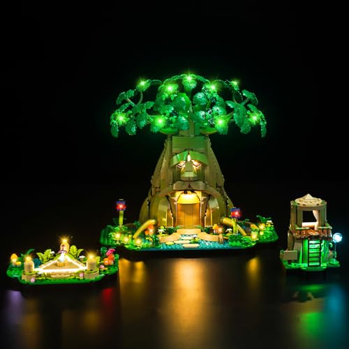 Led Licht Set Kompatibel mit Lego 77092 Great Deku Tree 2-in-1 (Kein Modell), Dekorationsbeleuchtungsset Compatible with Great Deku Tree 2-in-1 Kreative Spielzeug von BrickBling