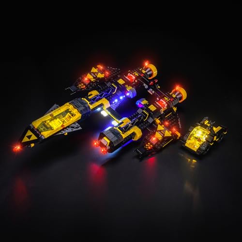 Led Licht Set Kompatibel mit Lego Blacktron Renegade 10355 (Kein Modell), Dekorationsbeleuchtungsset Compatible with Lego 10355 Blacktron Renegade Kreative Spielzeug von BrickBling