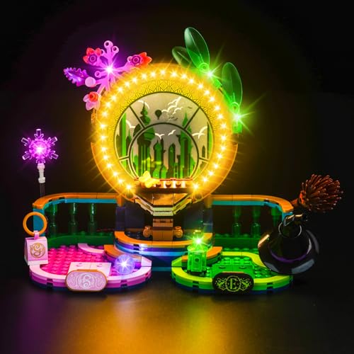 Led Licht Set Kompatibel mit Lego Elphaba & Glinda Figures 75682 (Kein Modell), Dekorationsbeleuchtungsset Compatible with Elphaba & Glinda Figures Kreative Spielzeug von BrickBling