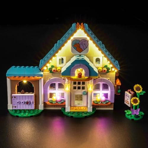 Led Licht Set Kompatibel mit Lego Horse and Pet Vet Clinic 42651 (Kein Modell), Dekorationsbeleuchtungsset Compatible with Lego 42651 Horse and Pet Vet Clinic Kreative Spielzeug von BrickBling