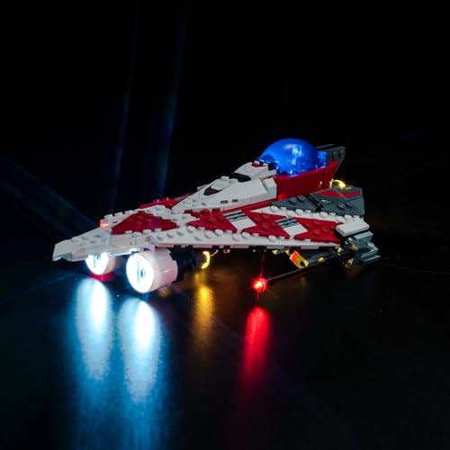 Led Licht Set Kompatibel mit Lego Jedi Bob's Starfighter 75388 (Kein Modell), Dekorationsbeleuchtungsset Compatible with Lego 75388 Jedi Bobs Sternjäger Kreative Spielzeug von BrickBling