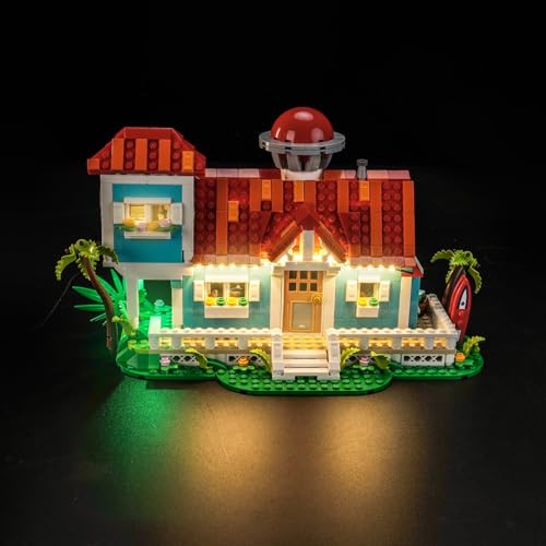 Led Licht Set Kompatibel mit Lego Lilo and Stitch Beach House 43268 (Kein Modell), Dekorationsbeleuchtungsset Compatible with Lego Lilo and Stitch Beach House Kreative Spielzeug von BrickBling