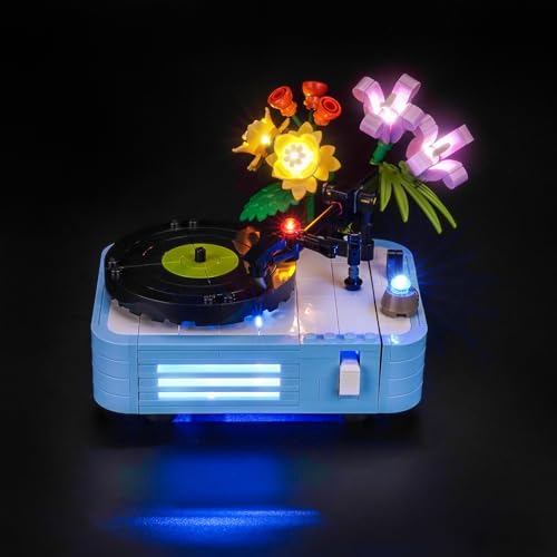 Led Licht Set Kompatibel mit Lego Record Player with Flowers 31172 (Kein Modell), Dekorationsbeleuchtungsset Compatible with Lego 31172 Record Player with Flowers Kreative Spielzeug von BrickBling