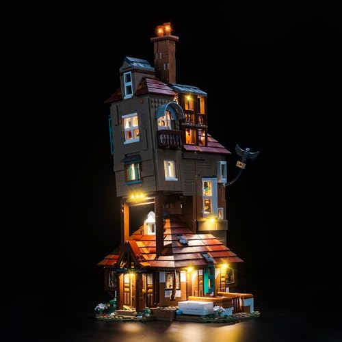 Led Licht Set Kompatibel mit Lego The Burrow – Collectors' Edition (Kein Modell), Dekorationsbeleuchtungsset Compatible with 76437 The Burrow – Collectors' Edition Kreative Spielzeug von BrickBling