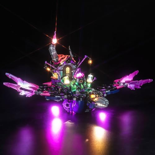 Led Licht Set Kompatibel mit Lego The Never Witch's Midnight Raven (Kein Modell), Dekorationsbeleuchtungsset Compatible with 71478 DREAMZzz Der Mitternachtsrabe der Nimmerhexe Kreative Spielzeug von BrickBling