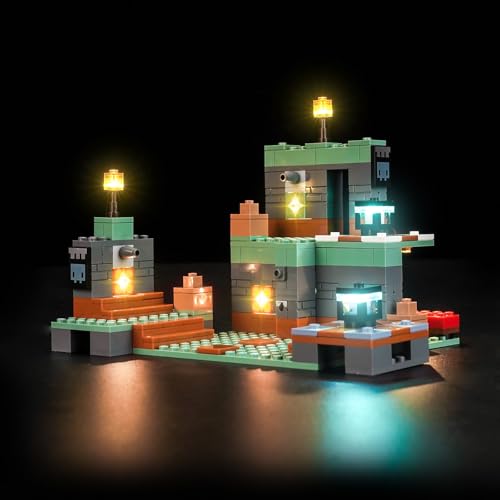 Led Licht Set Kompatibel mit Lego The Trial Chamber 21271 (Kein Modell), Dekorationsbeleuchtungsset Compatible with Minecraft The Trial Chamber Kreative Spielzeug von BrickBling