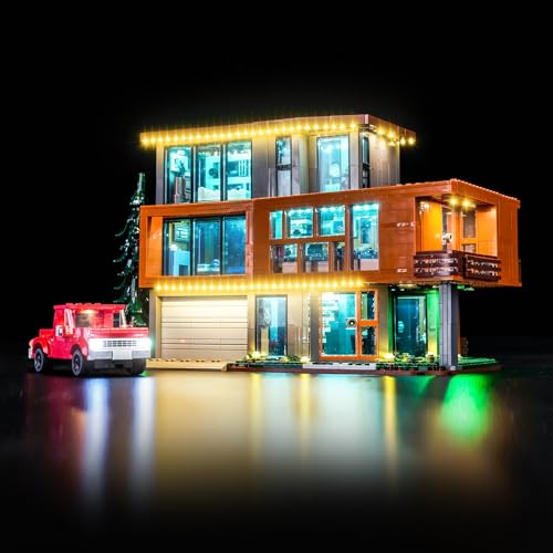 Led Licht Set Kompatibel mit Lego Twilight The Cullen House 21354 (Kein Modell), Dekorationsbeleuchtungsset Compatible with Lego 21354 Twilight The Cullen House Kreative Spielzeug von BrickBling