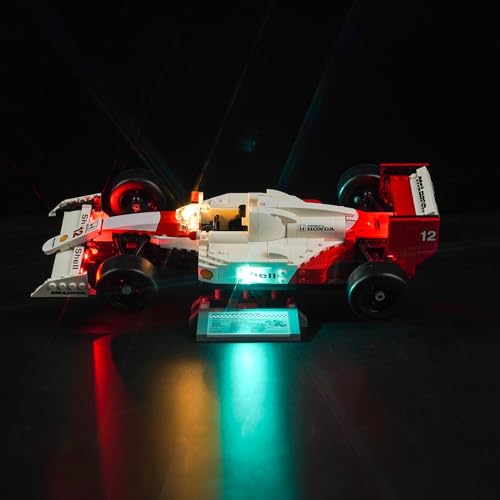 Led Licht Set für Lego 10330 McLaren MP4/4 & Ayrton Senna (Kein Lego), Dekorationsbeleuchtungsset für Lego Icons McLaren MP4/4 & Ayrton Senna Modellauto Set Kreative Spielzeug von BrickBling