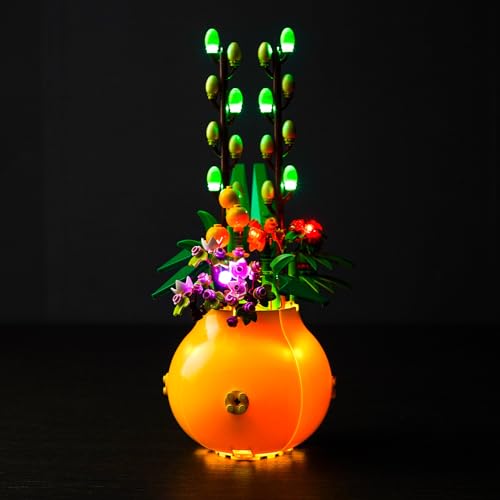 Led Licht Set Kompatibel mit Lego 40588 Flower Pot (Kein Modell), Dekorationsbeleuchtungsset Compatible with Lego Flowerpot 40588 Kreative Spielzeug von BrickBling