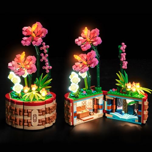 Led Licht Set Kompatibel mit Lego 43252 Moana's Flowerpot (Kein Modell), Dekorationsbeleuchtungsset Compatible with Lego Vaianas Blumentopf 43252 Kreative Spielzeug von BrickBling