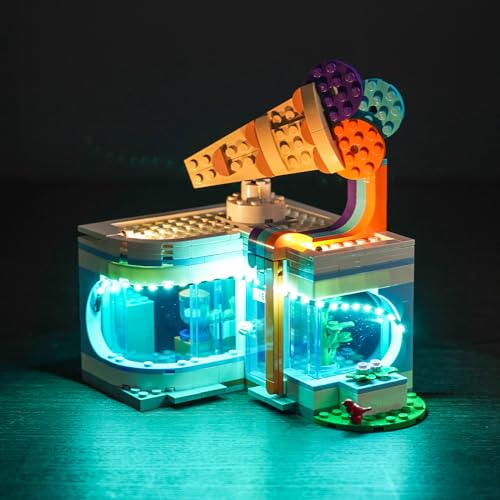 Led Licht Set Kompatibel mit Lego 60363 City Eisdiele (Kein Modell), Dekorationsbeleuchtungsset für Ice-Cream Shop Kreative Spielzeug von BrickBling