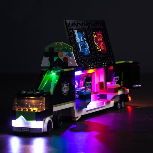 Led Licht Set Kompatibel mit Lego 60388 Gaming Turnier Truck (Kein Modell), Dekorationsbeleuchtungsset für Gaming Tournament Truck Kreative Spielzeug von BrickBling