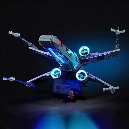 Led Licht Set Kompatibel mit Lego 75355 X-Wing Starfighter (Kein Modell), Dekorationsbeleuchtungsset für X-Wing Starfighter Kreative Spielzeug - Standard Version von BrickBling