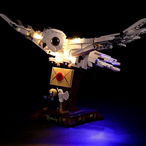 BrickBling Led Licht Set Kompatibel mit Lego 75979 Harry Potter Hedwig, Led Beleuchtungs Set Dekorationslichter für Harry Potter Hedwig Modell (Kein Modell) von BrickBling