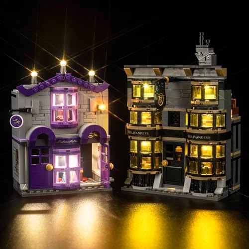 Led Licht Set für Lego 76439 Ollivanders & Madam Malkin's Robes (Kein Lego), Dekorationsbeleuchtungsset für Lego Ollivanders & Madam Malkins Anzüge Kreative Spielzeug von BrickBling