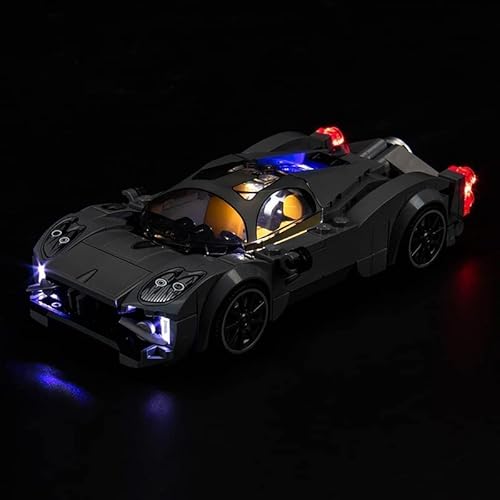 Led Licht Set Kompatibel mit Lego 76915 Speed Champions Pagani Utopia Rennwagen italienienischen Hypercar Kein Modell, Dekorationsbeleuchtungsset Compatible with Lego Pagani Utopia von BrickBling