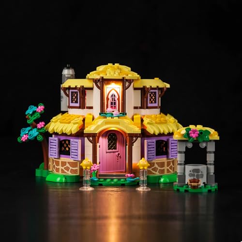 Led Licht Set Kompatibel mit Lego Asha's Cottage 43231 (Kein Modell), Dekorationsbeleuchtungsset für Wish Ashas Häuschen Set Kreative Spielzeug von BrickBling