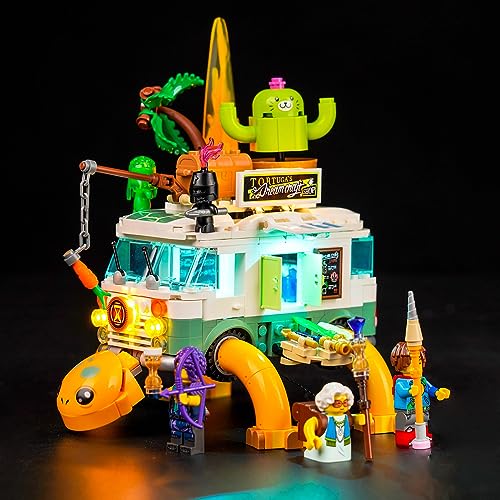 Led Licht Set Kompatibel mit Lego DREAMZzz Mrs. Castillo’s Turtle Van 71456 (Kein Modell), Dekorationsbeleuchtungsset für Mrs. Castillos Schildkrötenbus, Kreative Spielzeug von BrickBling