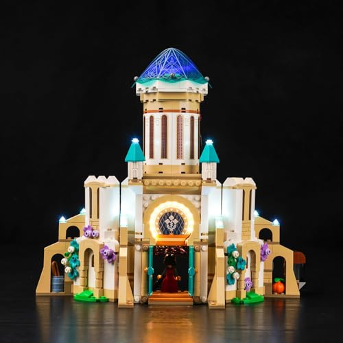 Led Licht Set Kompatibel mit Lego King Magnifico's Castle (Kein Modell), Dekorationsbeleuchtungsset für 43224 King Magnifico's Castle Kreative Spielzeug von BrickBling