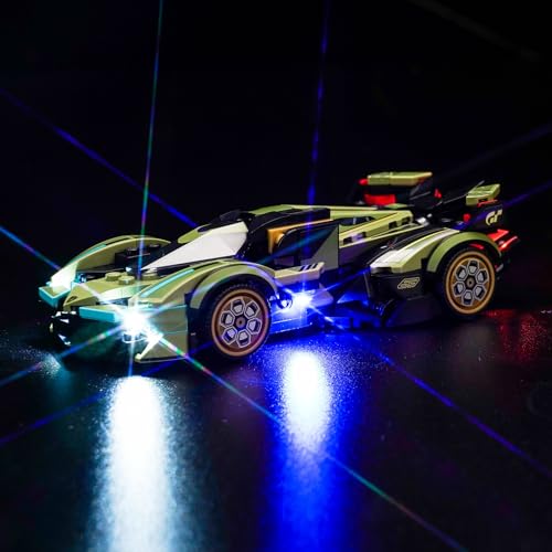 Led Licht Set Kompatibel mit Lego Lamborghini Lambo V12 Vision GT Super Car (Kein Modell), Dekorationsbeleuchtungsset Compatible with Lego 76923 Lamborghini Lambo V12 Vision GT Super Car von BrickBling