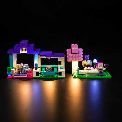 Led Licht Set für Lego Minecraft The Animal Sanctuary 21253 (Nicht Lego), Led Beleuchtungs Set für Minecraft Lego The Animal Sanctuary Kreative Spielzeug von BrickBling