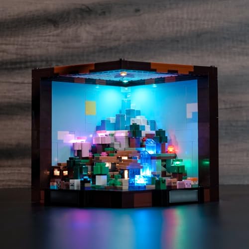 Led Licht Set für Lego Minecraft The Crafting Table (Nicht Lego), Led Beleuchtungs Set für Minecraft Lego 21265 Die Werkbank Bauset Kreative Spielzeug von BrickBling