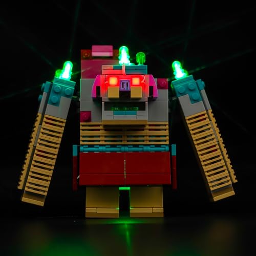 Led Licht Set Kompatibel mit Lego Minecraft The Devourer Showdown 21257 (Kein Modell), Led Beleuchtungs Set für Minecraft The Devourer Showdown Kreative Spielzeug von BrickBling