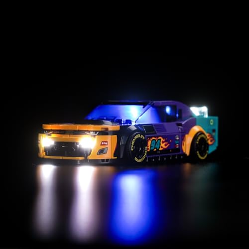 Led Licht Set für Lego NASCAR Next Gen Chevrolet Camaro ZL1 (Kein Lego), Dekorationsbeleuchtungsset für Lego 76935 NASCAR Next Gen Chevrolet Camaro ZL1 Kreative Spielzeug - Standard Version von BrickBling