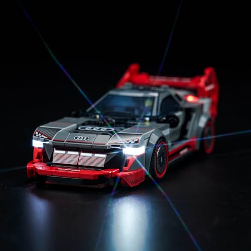 Led Licht Set für Lego Speed Champions Audi S1 e-tron Quattro Rennwagen Set (Kein Lego), Dekorationsbeleuchtungsset für Lego 76921 Audi S1 e-tron Quattro Race Car Kreative Spielzeug von BrickBling