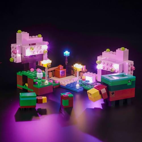 Led Licht Set für Lego The Cherry Blossom Garden 21260 (Nicht Lego), Led Beleuchtungs Set für Lego Minecraft Der Kirschblütengarten Kreative Spielzeug von BrickBling